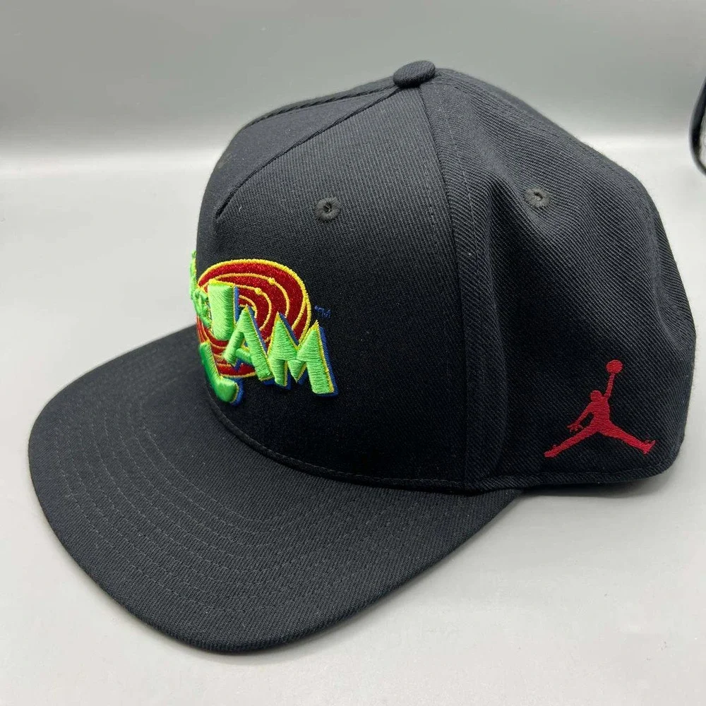 Air Jordan Hat Men Black Space Jam Jumpman‎ Snap Back Cap